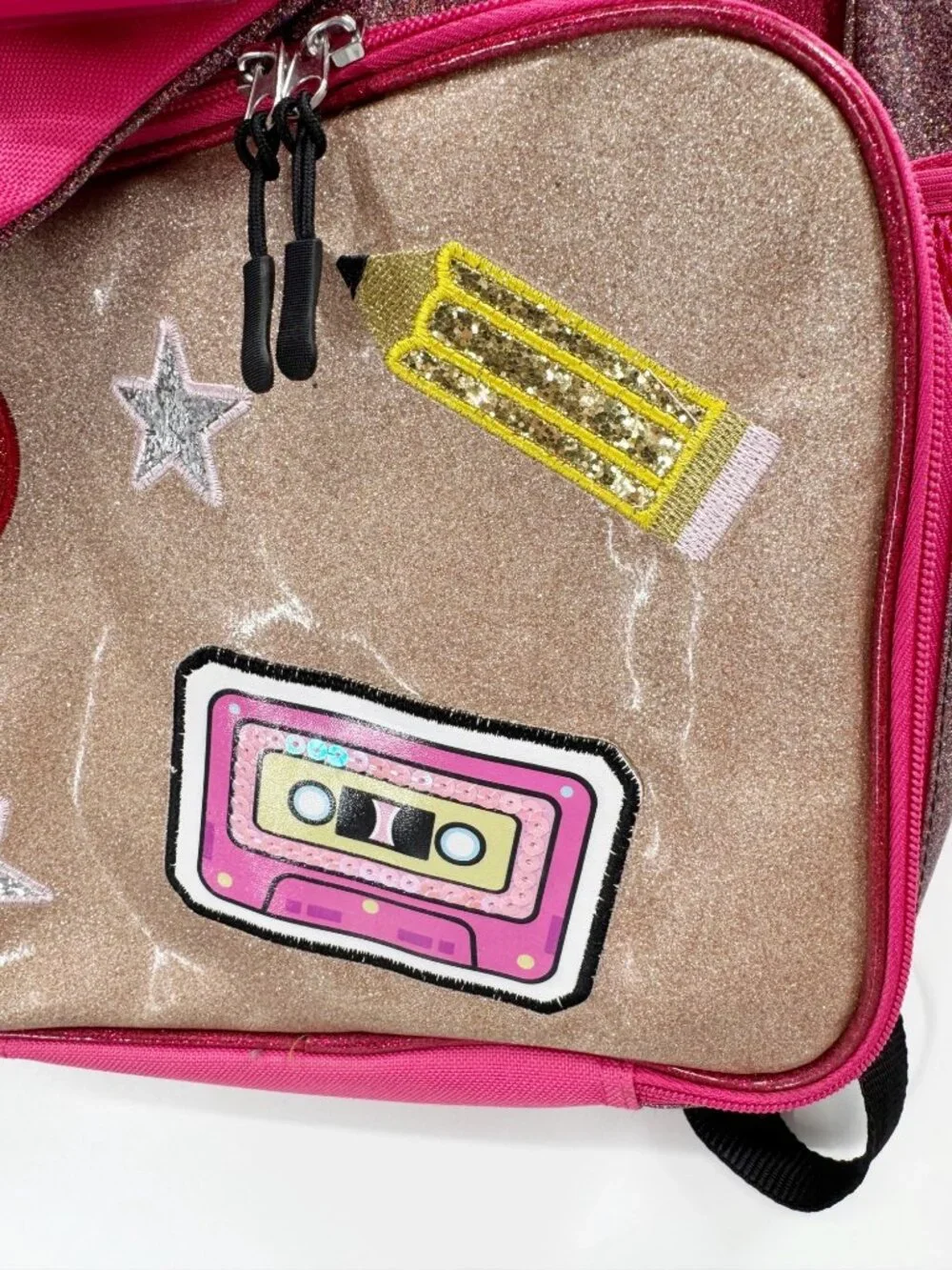 NEW Locker Club Kids' 16L Kids Backpack with Lunch Box Headphone - Pink